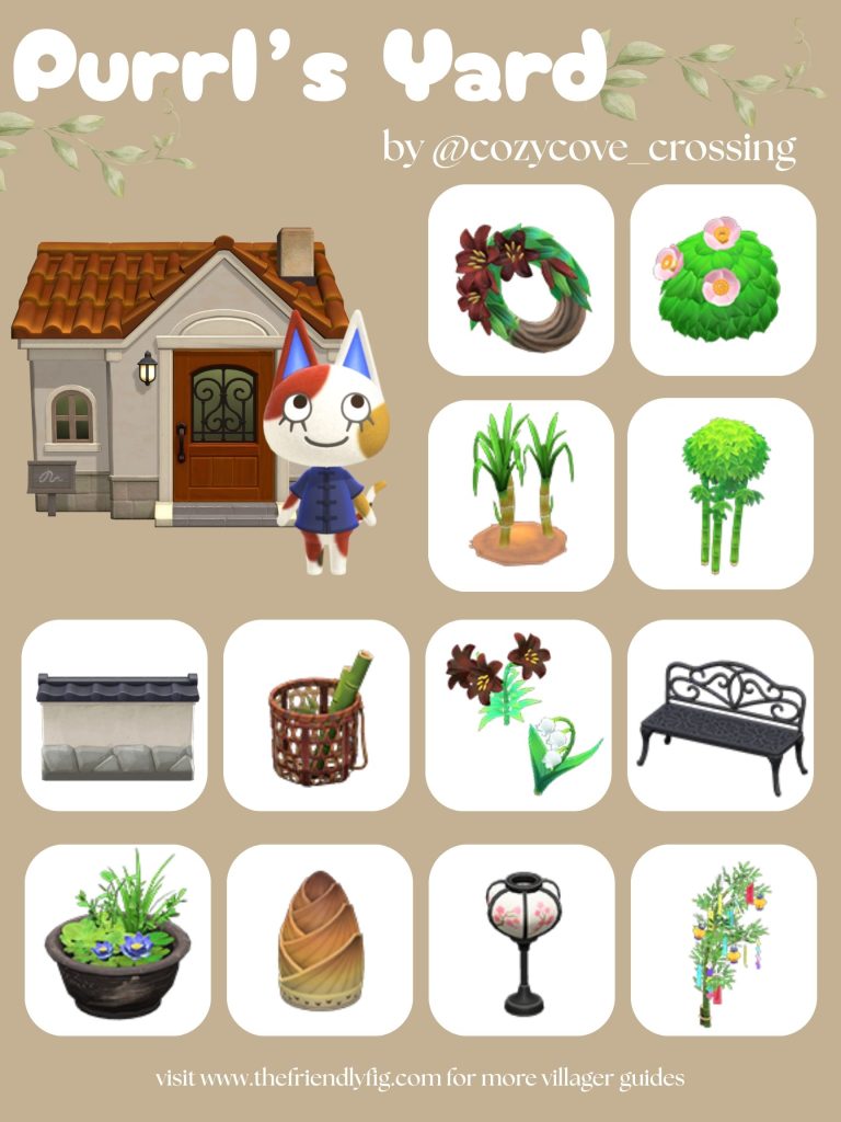 Purrl Yard Ideas ACNH
