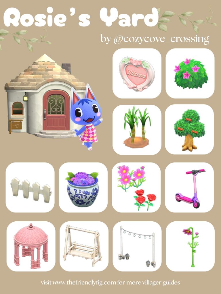 Rosie Yard Ideas ACNH