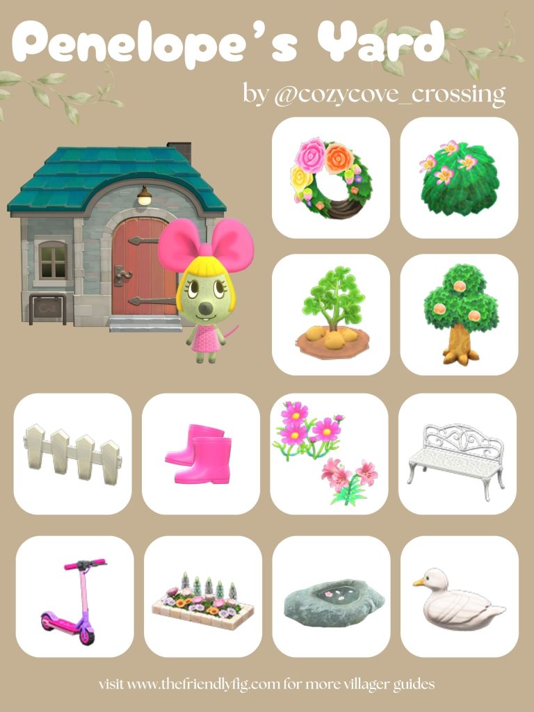 Penelope Yard Ideas ACNH