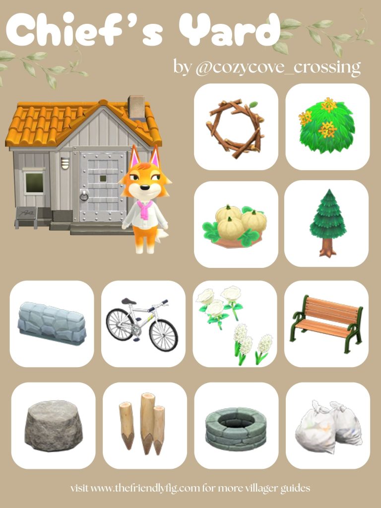 Chief Yard Ideas ACNH