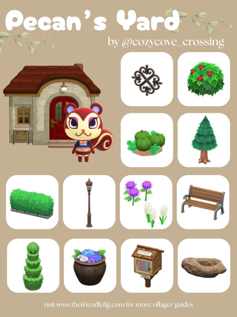Pecan Yard Ideas ACNH