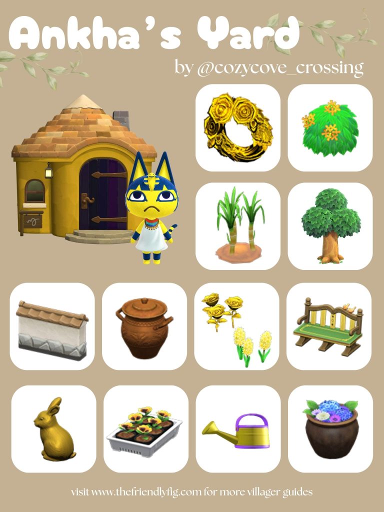 Ankha Yard Ideas ACNH