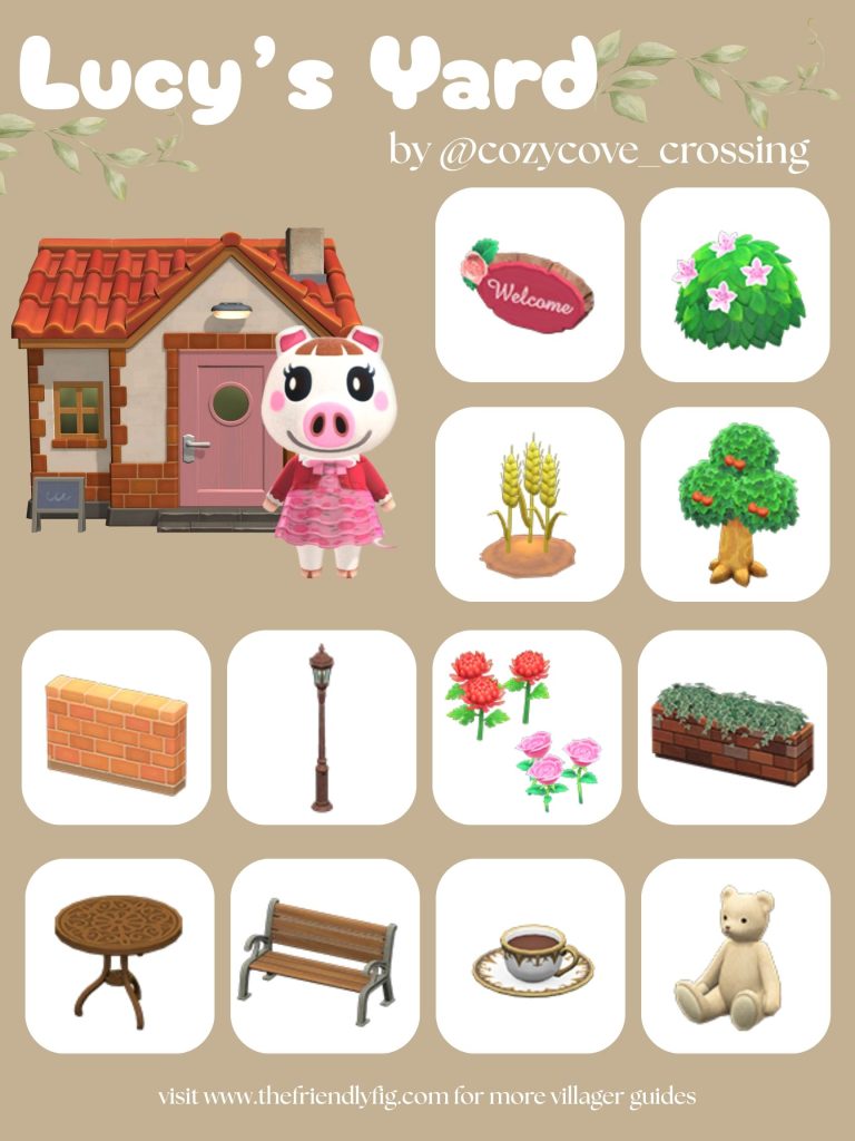 Lucy Yard Ideas ACNH