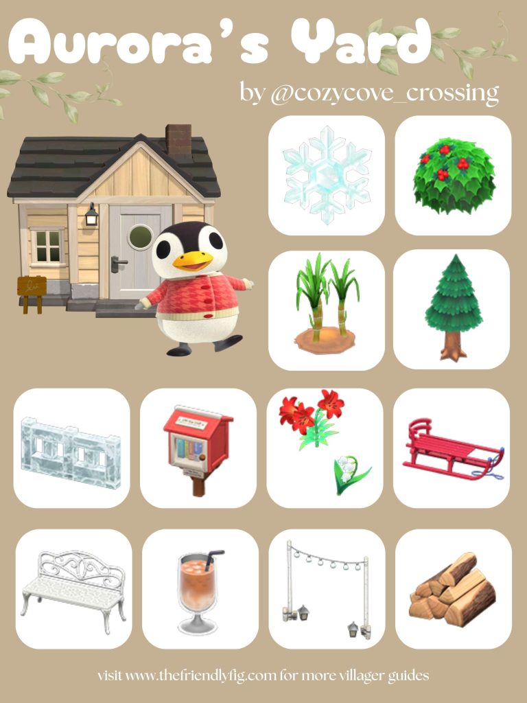 Aurora Yard Ideas ACNH