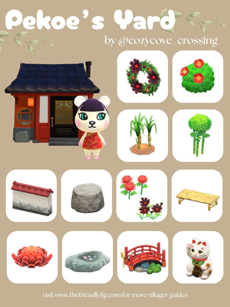 Pekoe Yard Ideas ACNH