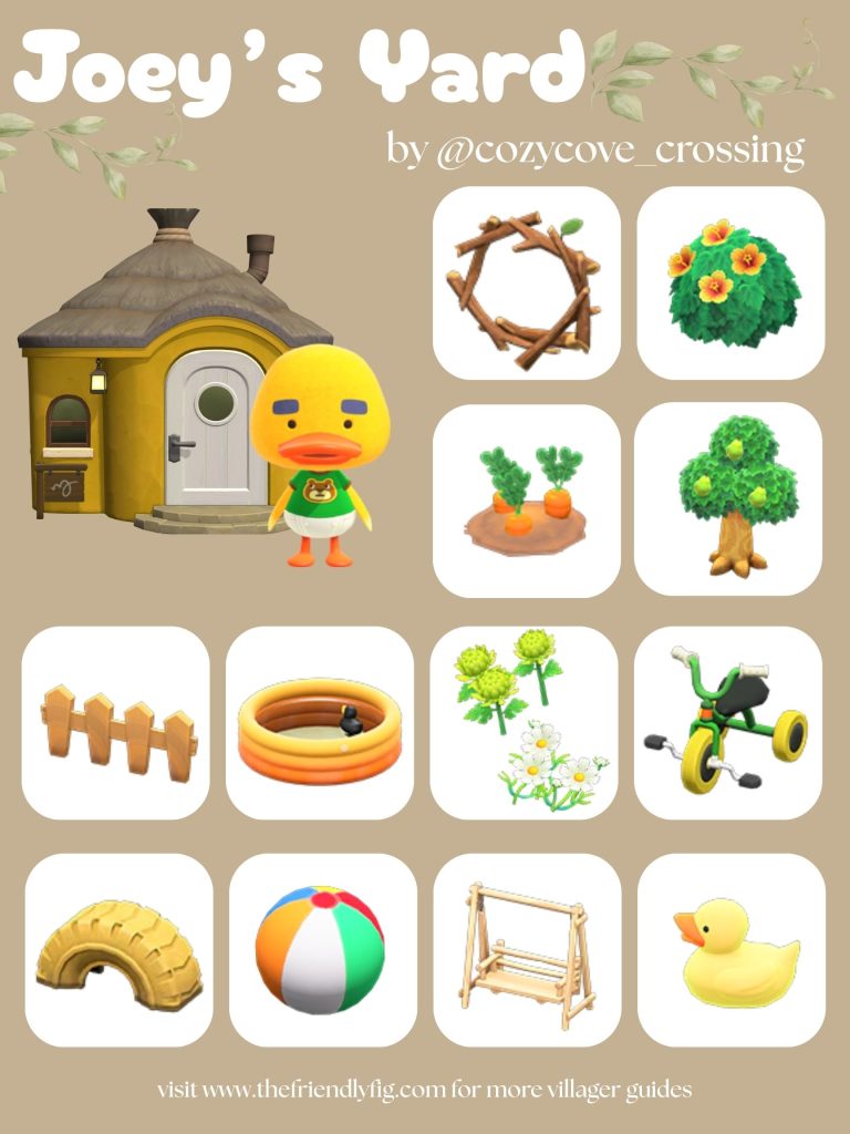 Joey Yard Ideas ACNH