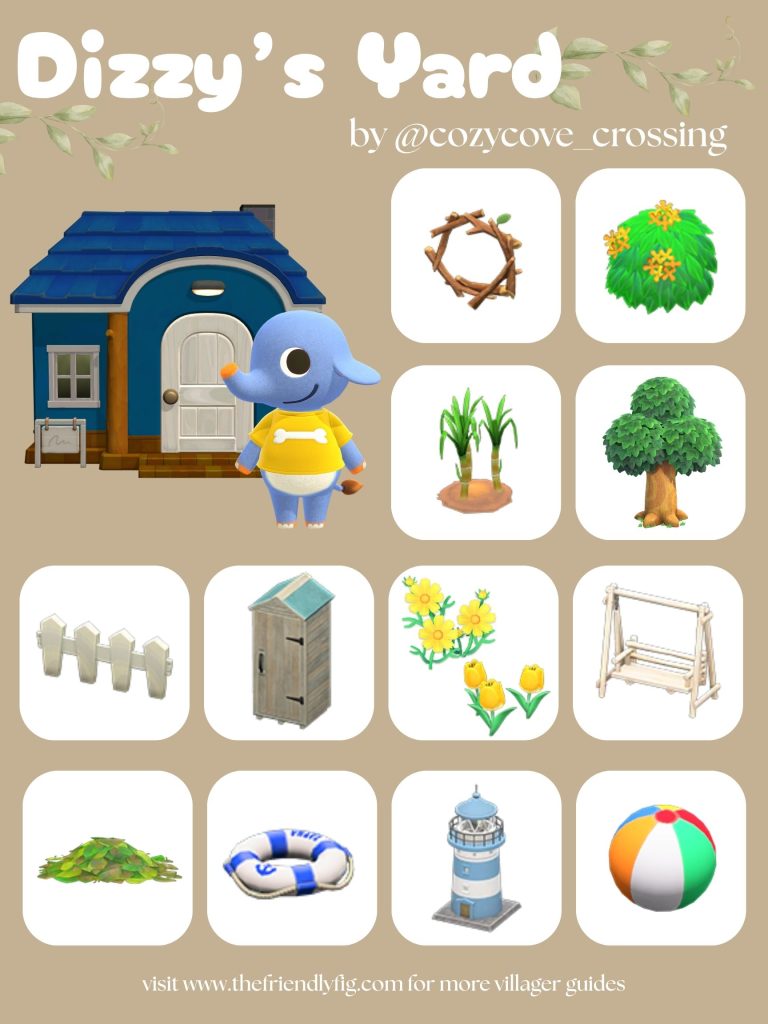 Dizzy Yard Ideas ACNH