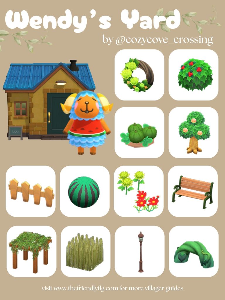 Wendy Yard Ideas ACNH