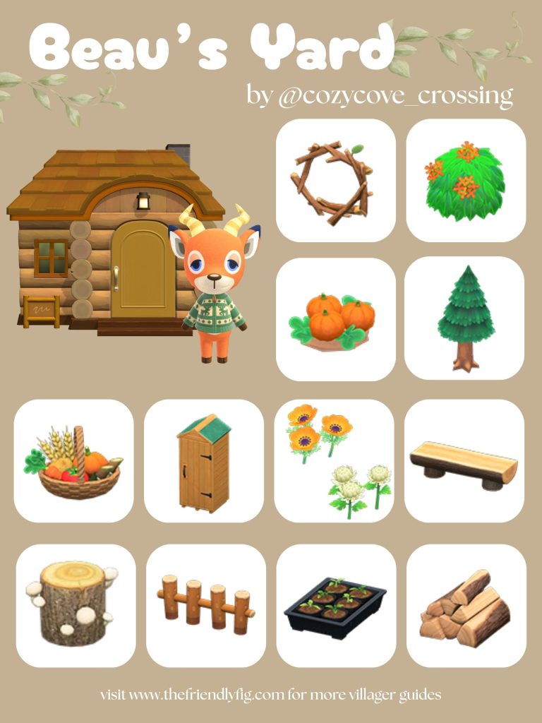 Beau Yard Ideas ACNH