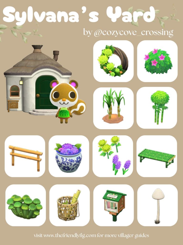Sylvana Yard Ideas ACNH