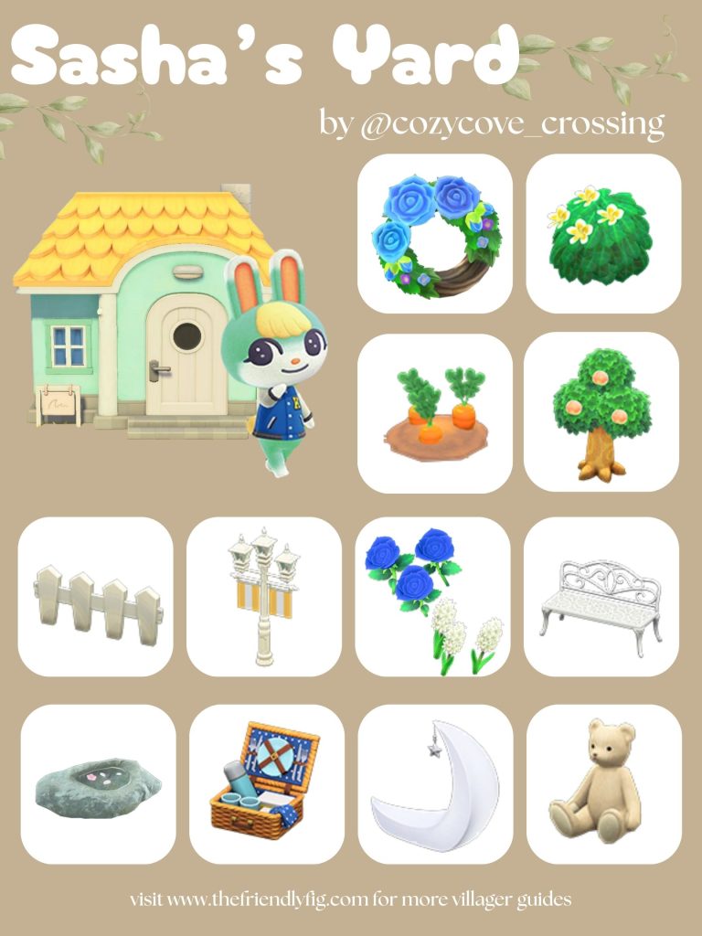 Sasha Yard Ideas ACNH