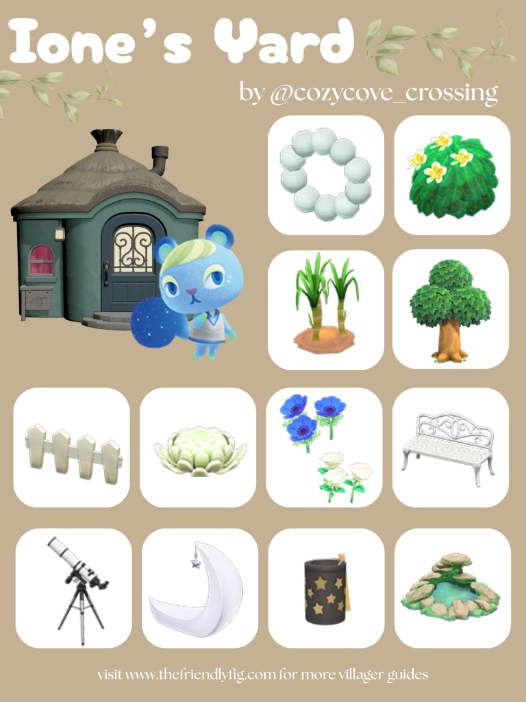 Ione Yard Ideas ACNH