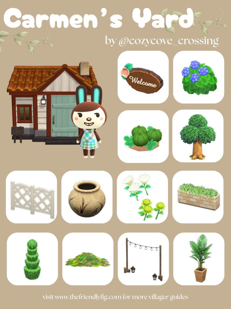 Carmen Yard Ideas ACNH