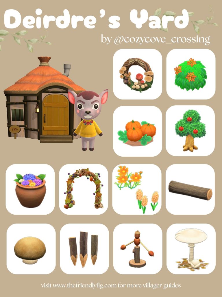 Deirdre Yard Ideas ACNH