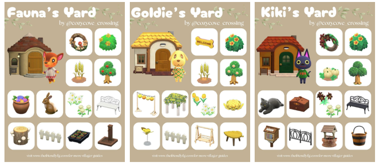 acnh yard guides