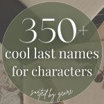 350+ Cool Last Names for Characters (By Genre)